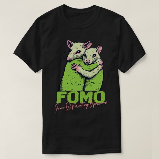 FOMO Angst voor het paren van tegenstanders T-shirt (Design voorkant)