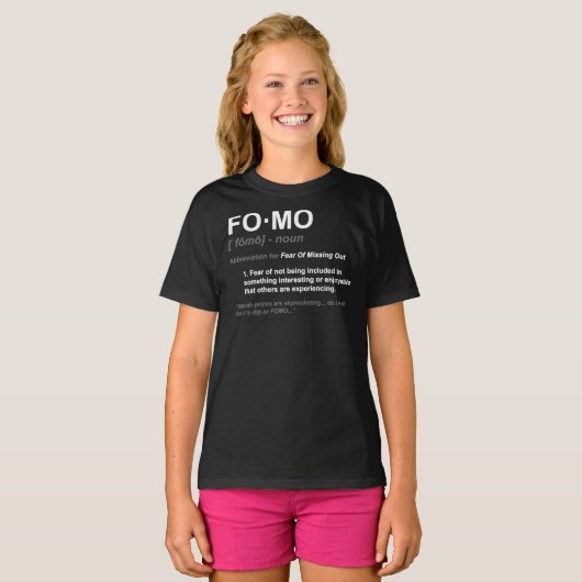 FOMO - BITCOIN Essential T-Shirt (Voorkant volledig)