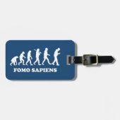 Fomo Sapiens Bagagelabel (Voorkant horizontaal)