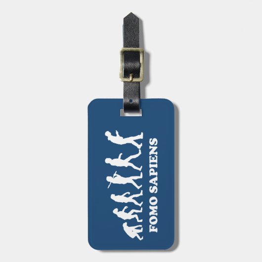 Fomo Sapiens Bagagelabel (Voorkant verticaal)