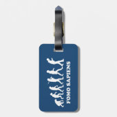 Fomo Sapiens Bagagelabel (Achterkant verticaal)