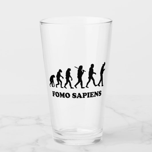Fomo Sapiens Glas (Voorkant)