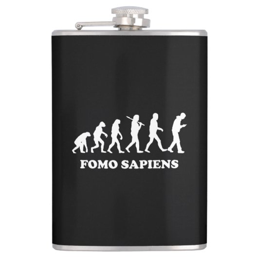 Fomo Sapiens Heupfles (Voorkant)