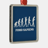 Fomo Sapiens Metalen Ornament (Rechts)