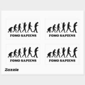 Fomo Sapiens Rechthoekige Sticker (Vel)