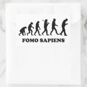 Fomo Sapiens Rechthoekige Sticker (Tas)