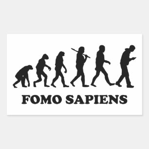 Fomo Sapiens Rechthoekige Sticker