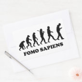 Fomo Sapiens Rechthoekige Sticker (Envelop)