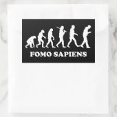 Fomo Sapiens Rechthoekige Sticker (Tas)