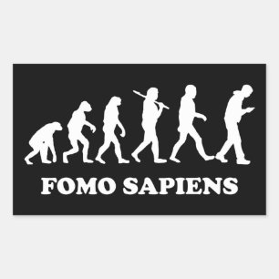 Fomo Sapiens Rechthoekige Sticker