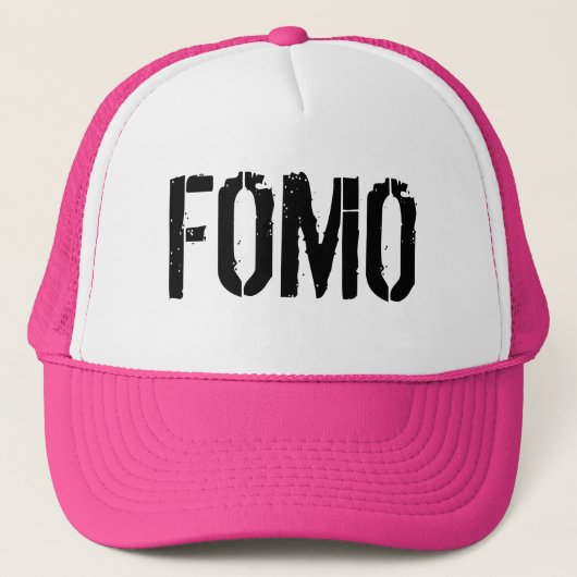 FOMO Trucker Hat Pet (Voorkant)