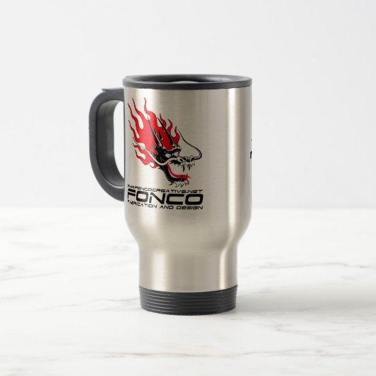 Fonco Travel Mug Reisbeker (Voorkant links)