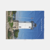 Fond Du Lac Lighthouse blanket Fleece Deken (Voorkant (Horizontaal))
