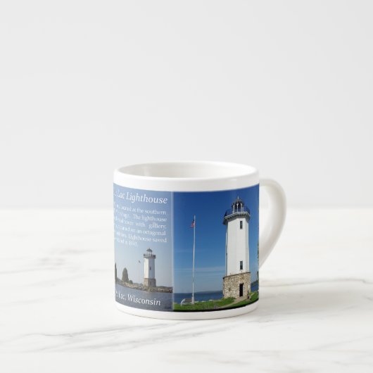 Fond Du Lac Lighthouse espressokop Espresso Kop (Voorkant rechts)