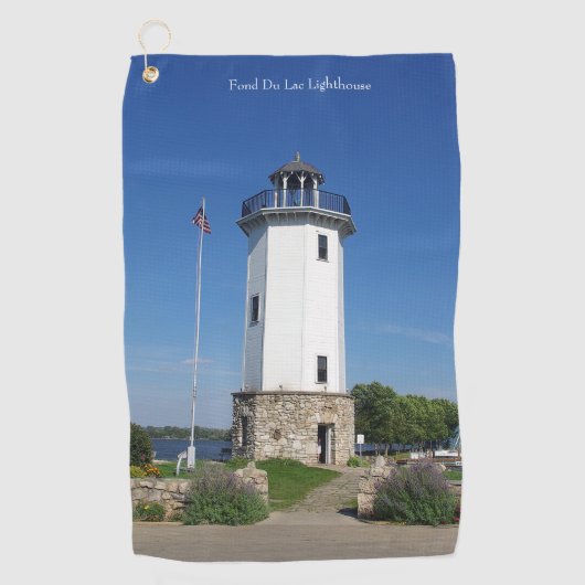 Fond Du Lac Lighthouse golfhanddoek (Voorkant)