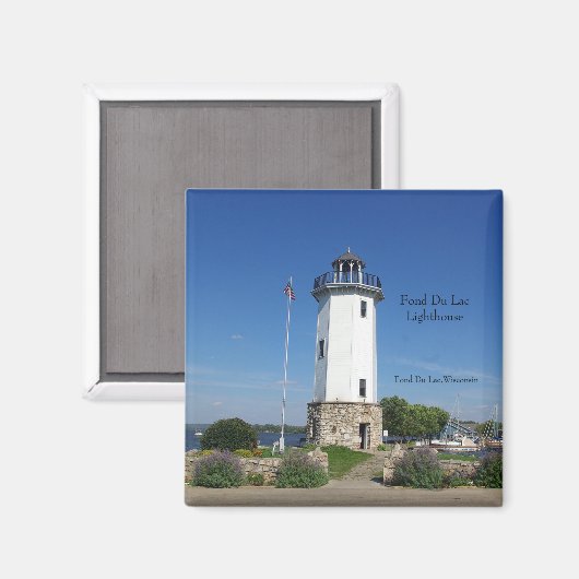 Fond Du Lac Lighthouse magnet (Voorkant / Achterkant)