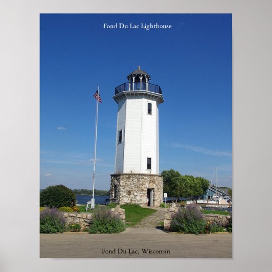 Fond Du Lac Lighthouse poster (Voorkant)
