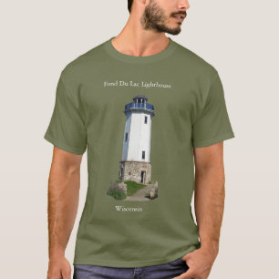 Fond Du Lac Vuurtoren shirt witte belettering