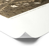 Fond Du Lac, WI Panoramic Map - 1867 Poster (Hoek)