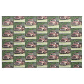 Fond Memories - de oude rode vrachtwagen - stof (Fat Quarter)