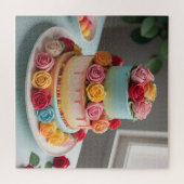 Fondant Trouwtaart Legpuzzel (Horizontaal)