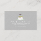Fondant Wedding Cake Decorator Faux Gold Business Visitekaartje (Achterkant)