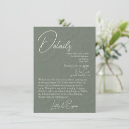 FONDNESS | Wedding Details Save The Date