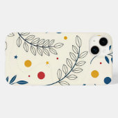 Fondo floral colorido  Case-Mate iPhone case (Achterkant (horizontaal))