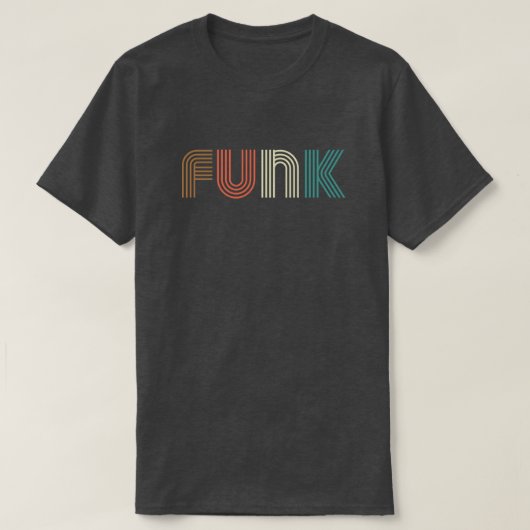 FONDS 70s Retro  Oude Schoolpartij cadeaus T-shirt (Design voorkant)
