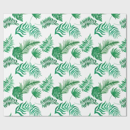 Fonds voor Oerwoud met een lichte spreiding Cadeaupapier (Vlak)