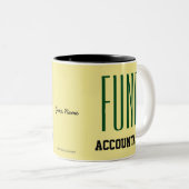 "FONDSACCOUNTANT" TWEEKLEURIGE KOFFIEMOK (Voorkant rechts)