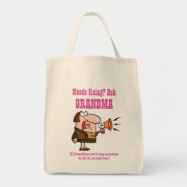FONDSEN ALS GRANDMA NAG 1 TOT FIX KAN BRENGEN TOTE BAG