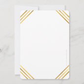 FONDSENWERVING GALA elegant evenement fancy gouden Kaart (Achterkant)