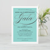 FONDSENWERVING GALA evenement fancy elegant mint g Kaart (Staand voorkant)