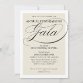 FONDSENWERVING GALA evenement fancy gouden lijst i Kaart (Voorkant)