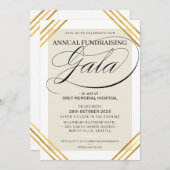 FONDSENWERVING GALA evenement fancy gouden lijst i Kaart (Voorkant / Achterkant)