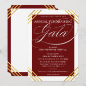 FONDSENWERVING GALA evenement fancy gouden lijst k Kaart (Voorkant / Achterkant)