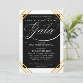 FONDSENWERVING GALA evenement fancy gouden lijst z Kaart (Staand voorkant)