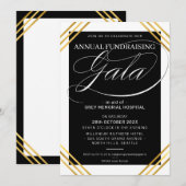 FONDSENWERVING GALA evenement fancy gouden lijst z Kaart (Voorkant / Achterkant)