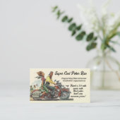 Fondsenwerving Motorcycle Poker Run  aanpassen Contactkaartje (Staand voorkant)