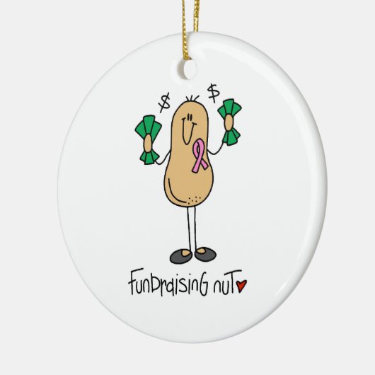 Fondsenwerving Nut T-shirts en geschenken Keramisch Ornament (Links)