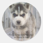 Fondsenwerving Sticker (Voorkant)