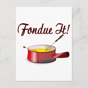Fondue it briefkaart