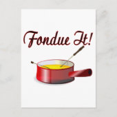 Fondue it briefkaart (Voorkant)