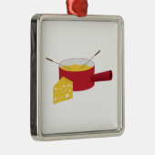 Fondue Metalen Ornament (Rechts)