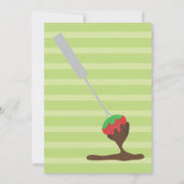 Fondue Party-uitnodiging Kaart (Achterkant)