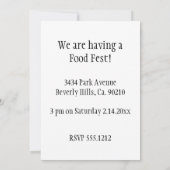 Fondue-set Kaart (Achterkant)