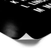 Fonetisch alfabet Politie Adam-Boy-Charles Perfect Poster (Hoek)