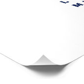 Fonetisch alfabet voor politieagenten perfect poster (Hoek)