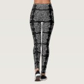 FONETISCHE ALFABET/CODE-WOORDEN LEGGINGS (Achterkant)